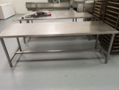 Stainless Steel Preparation Table