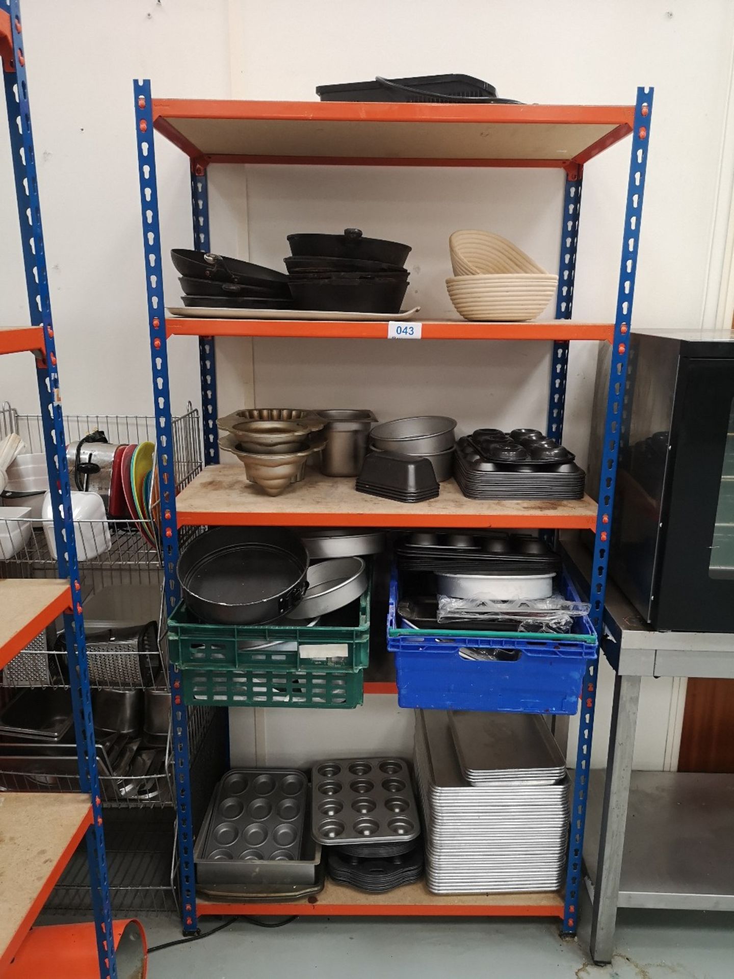 (3) Bays of Five Tier Shelving & Contents