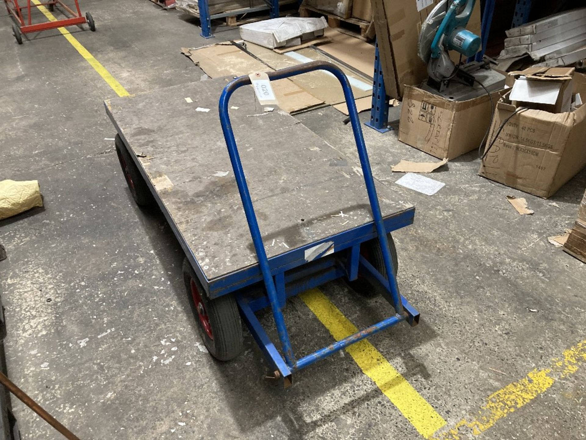 Steel framed mobile profile trolley