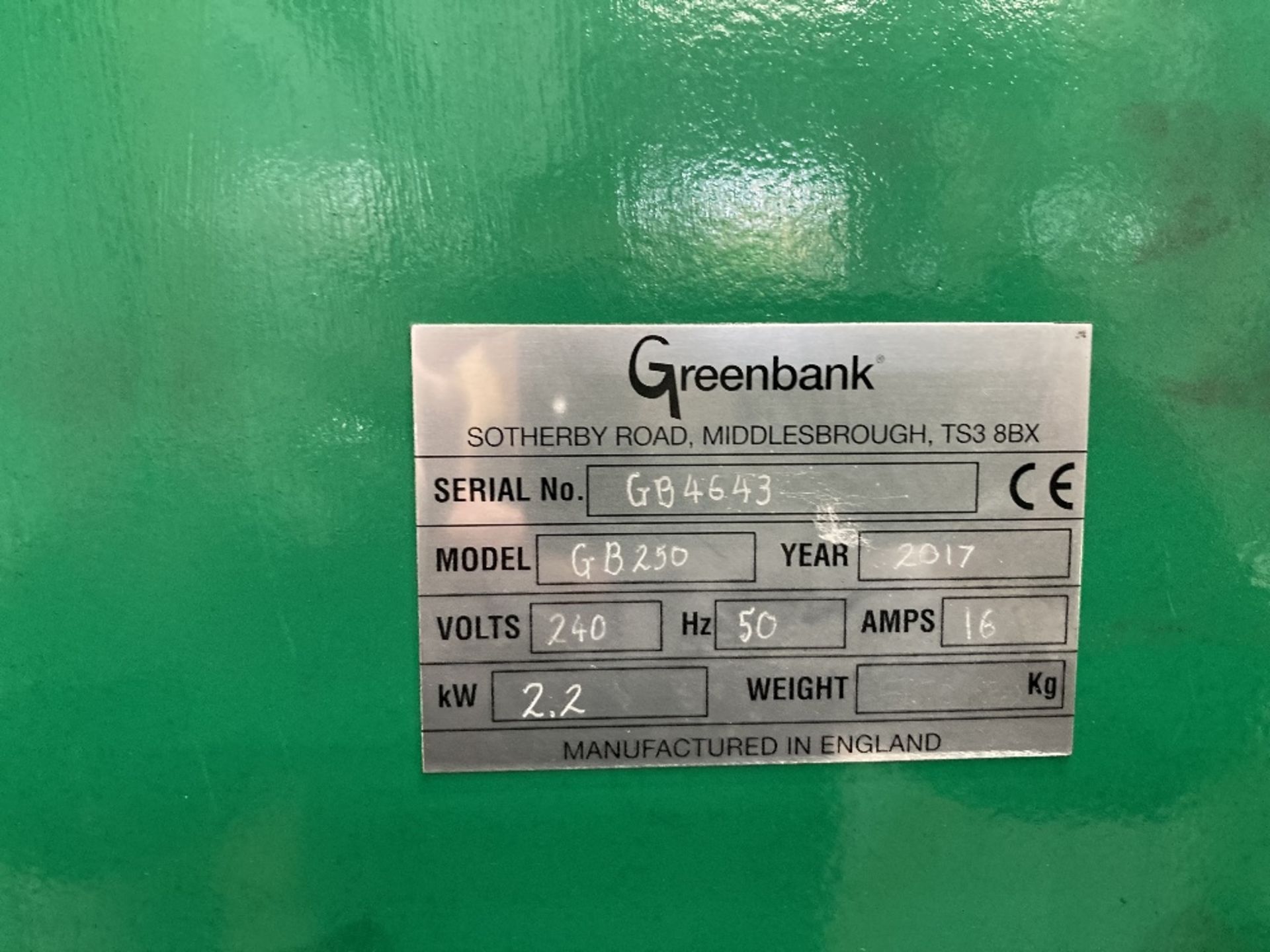 Greenbank GB25 vertical cardboard baler - Image 2 of 5