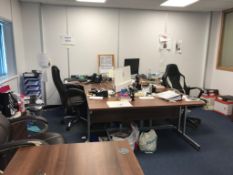 Contents of main office to include office furniture