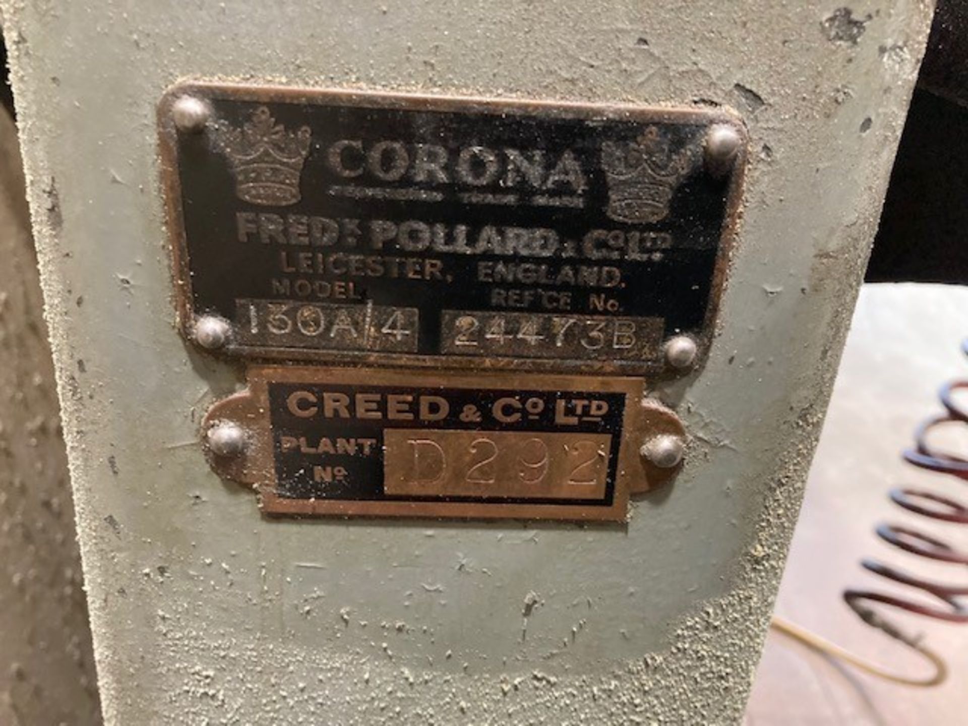 Corona Pollard 130A/4 Four Spindle Pillar Drill - Image 4 of 5