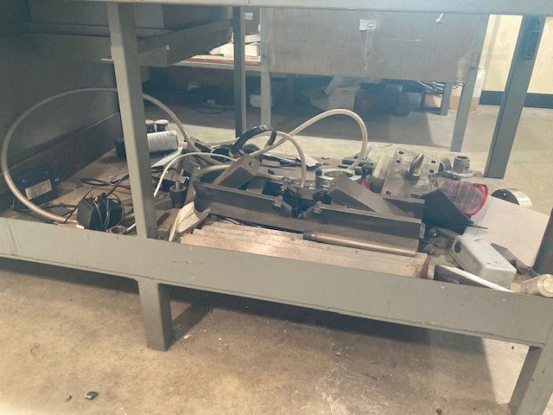 Two Tier Steel Workbench & Contents - Image 4 of 4