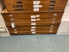Wooden A0 Six Drawer Plan Chest