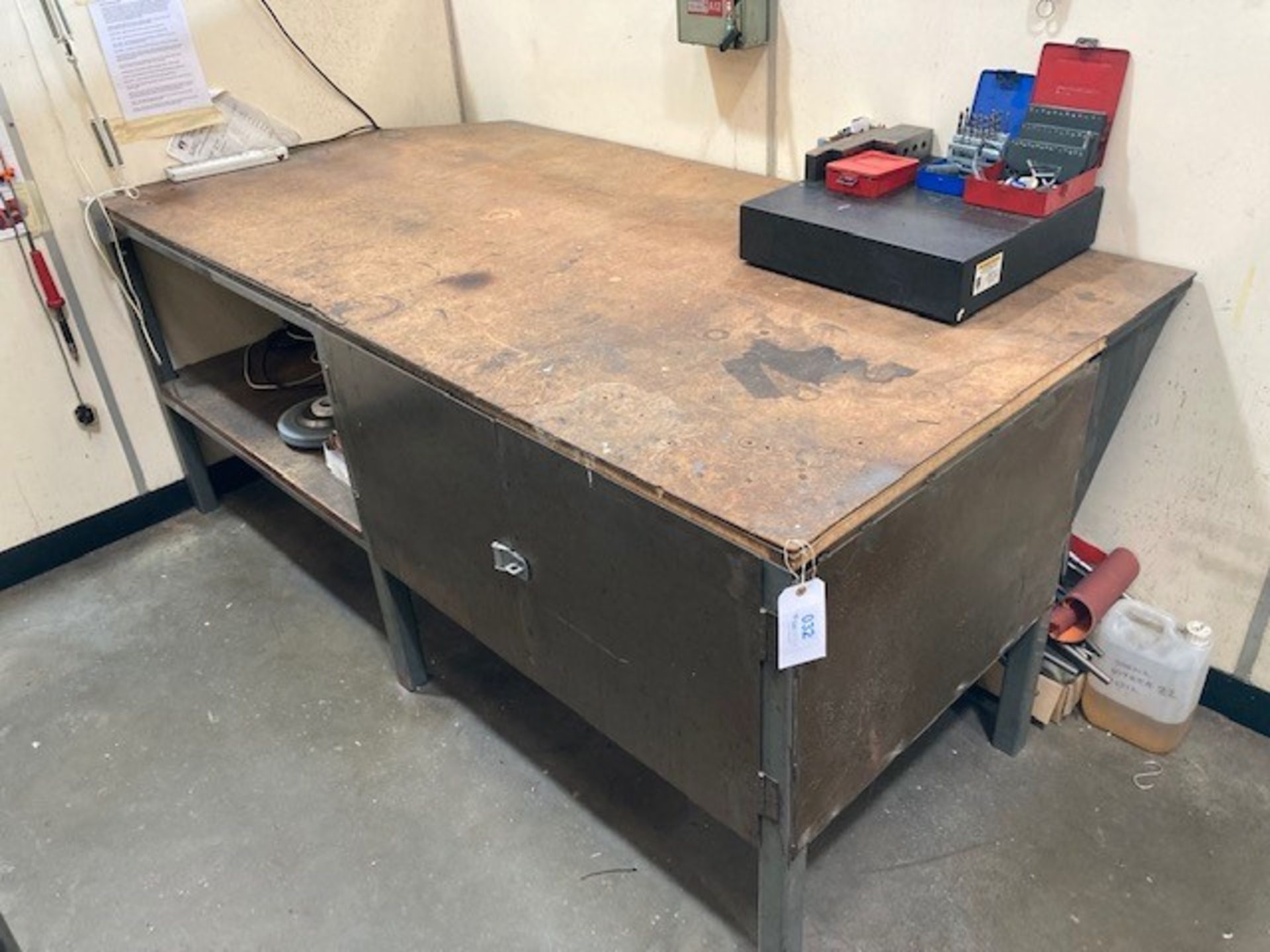 Two Tier Steel Workbench & Contents - Image 2 of 5
