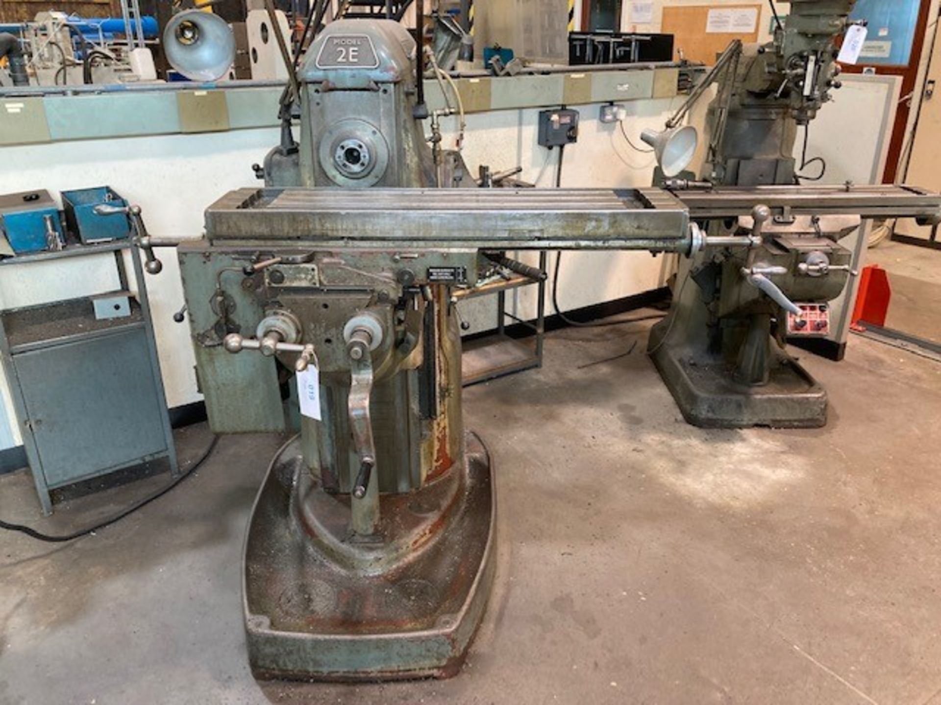 Adcock - Shipley Model 2E Horizontal Milling Machine - Image 2 of 4