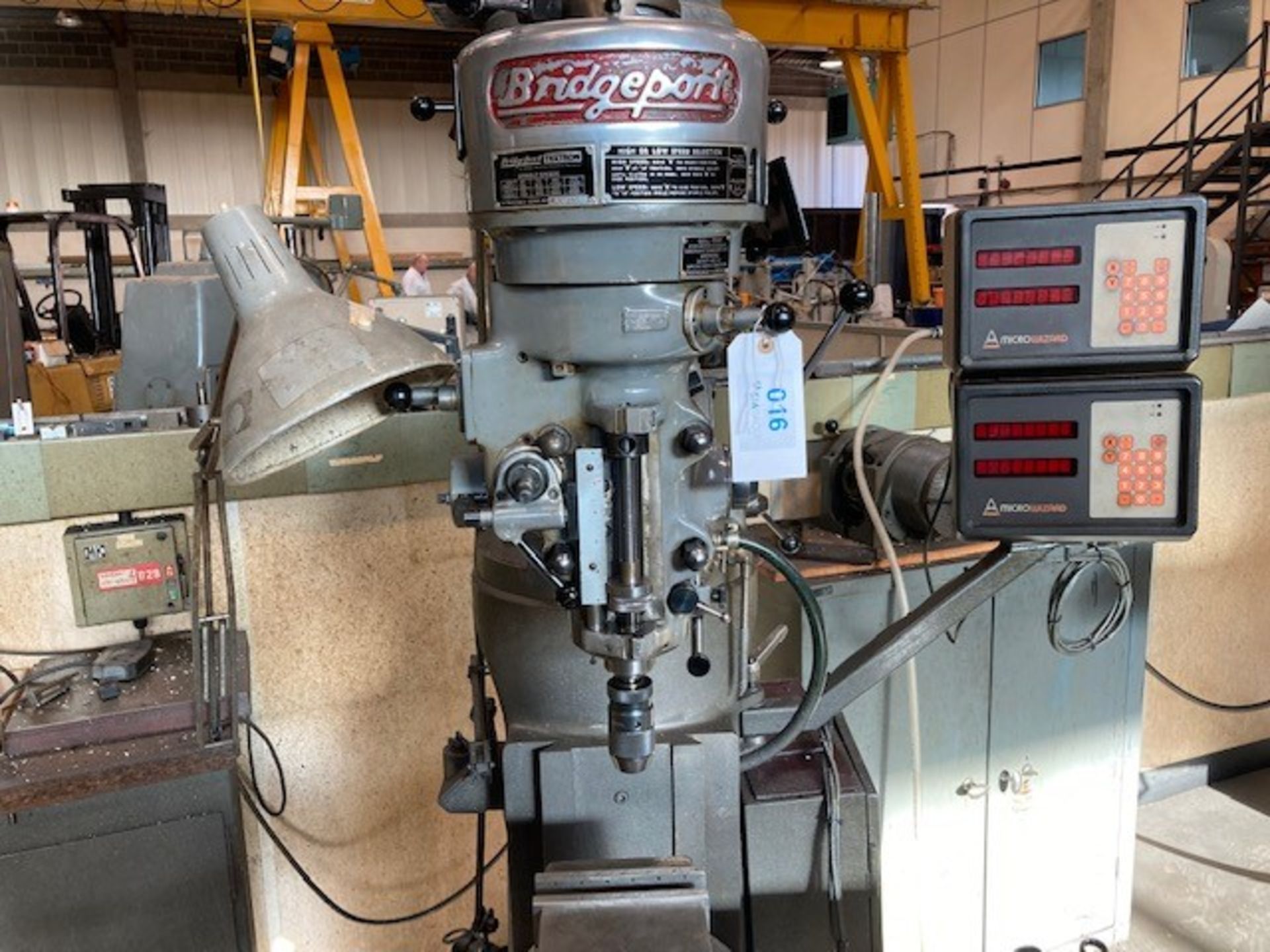 Bridgeport Textron Vertical Milling Machine - Image 3 of 6