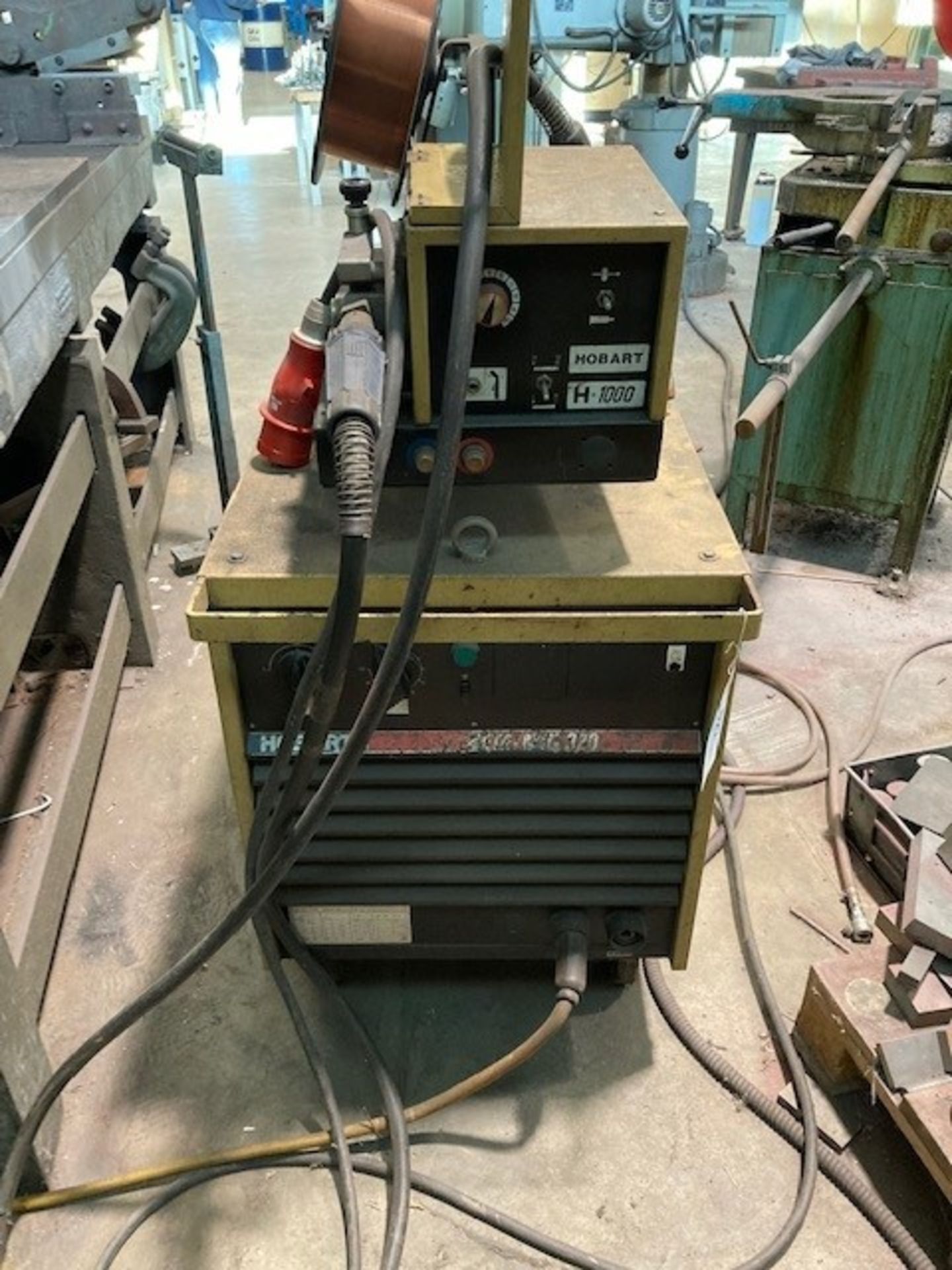 Hobart Beta-MIG 320 Mig Welder with Hobart H-1000 Attachment