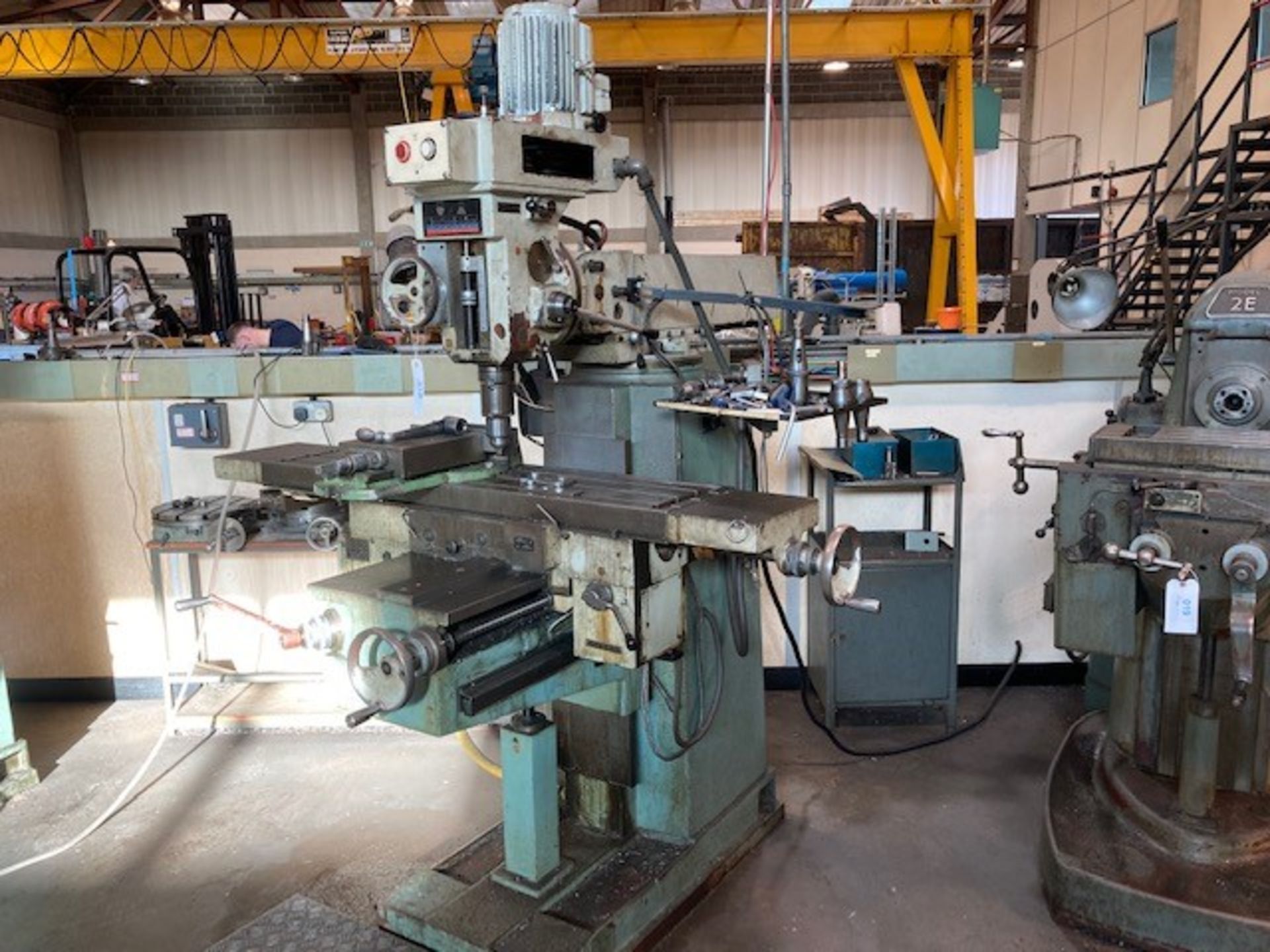 Tos Kurim Finesa FNK 25 Universal Vertical Milling Machine - Image 2 of 6