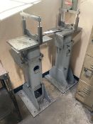 (2) Steel Fabricated Metal / Pipe Stands