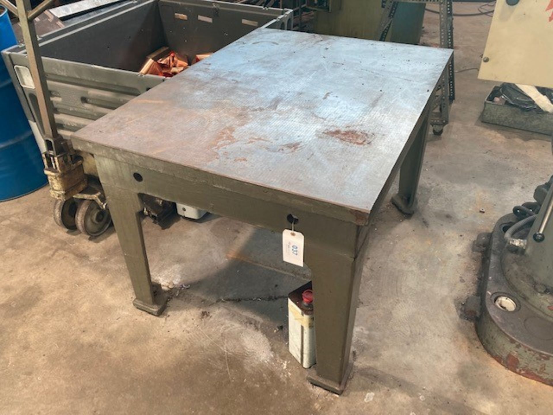 Rectangular Steel Surface Table