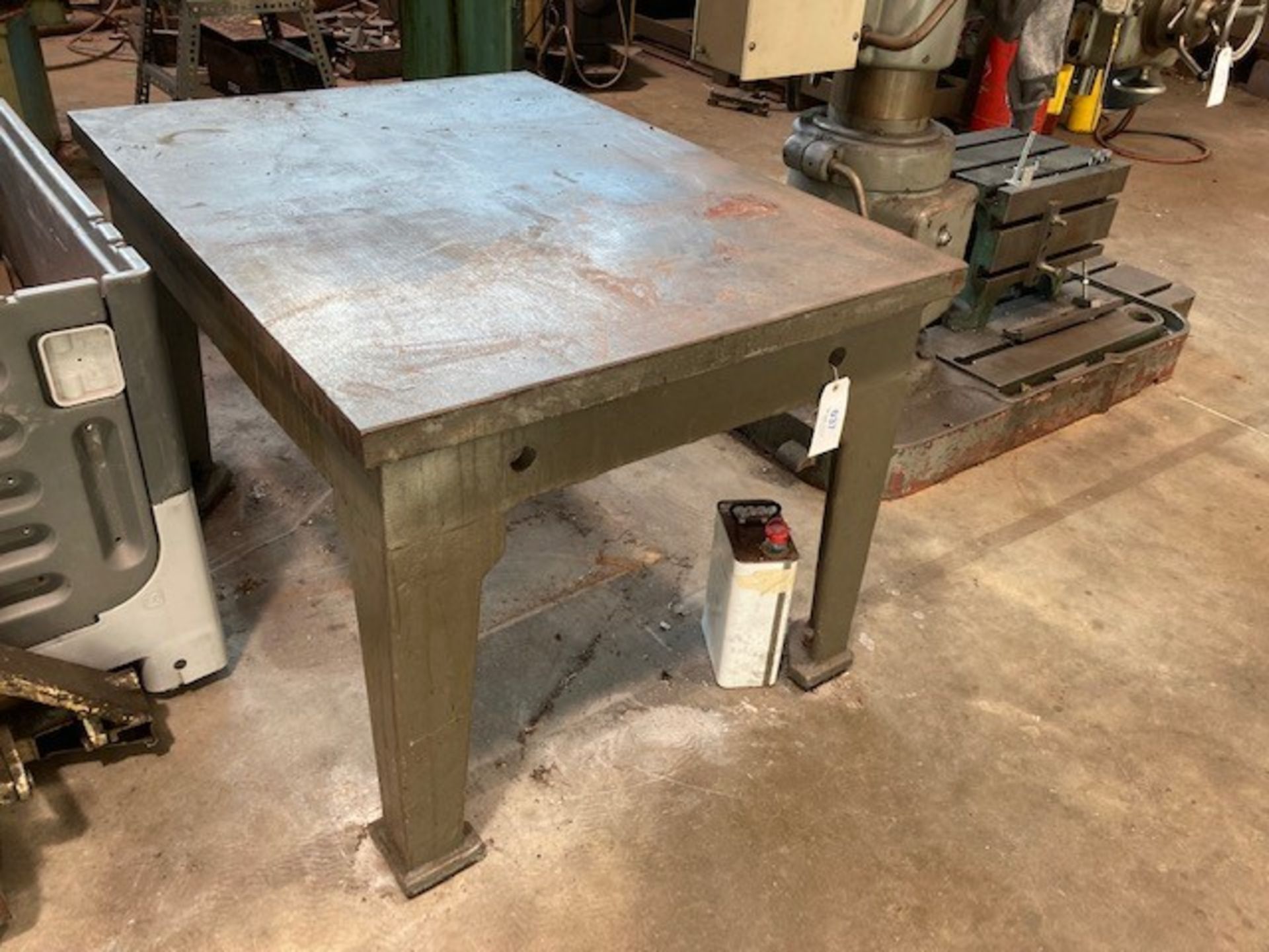 Rectangular Steel Surface Table - Image 2 of 3