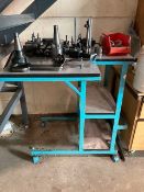 Mobile desk with Quantity of Various Tooling