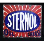 Original Sternol Enamelled Steel Sign