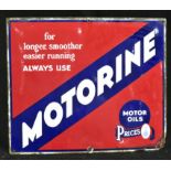 Original Motorine Enamelled Steel Sign