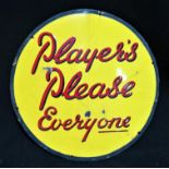 Original Player's Enamelled Steel Sign