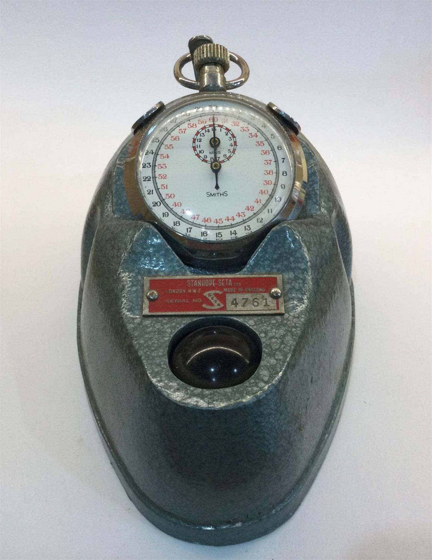 A rare Stanhope-Seta dashboard-mounted watch holder