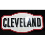 Original Cleveland Enamelled Steel Sign