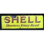 Original Shell Enamelled Steel Sign