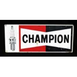 Original Champion Enamelled Steel Sign