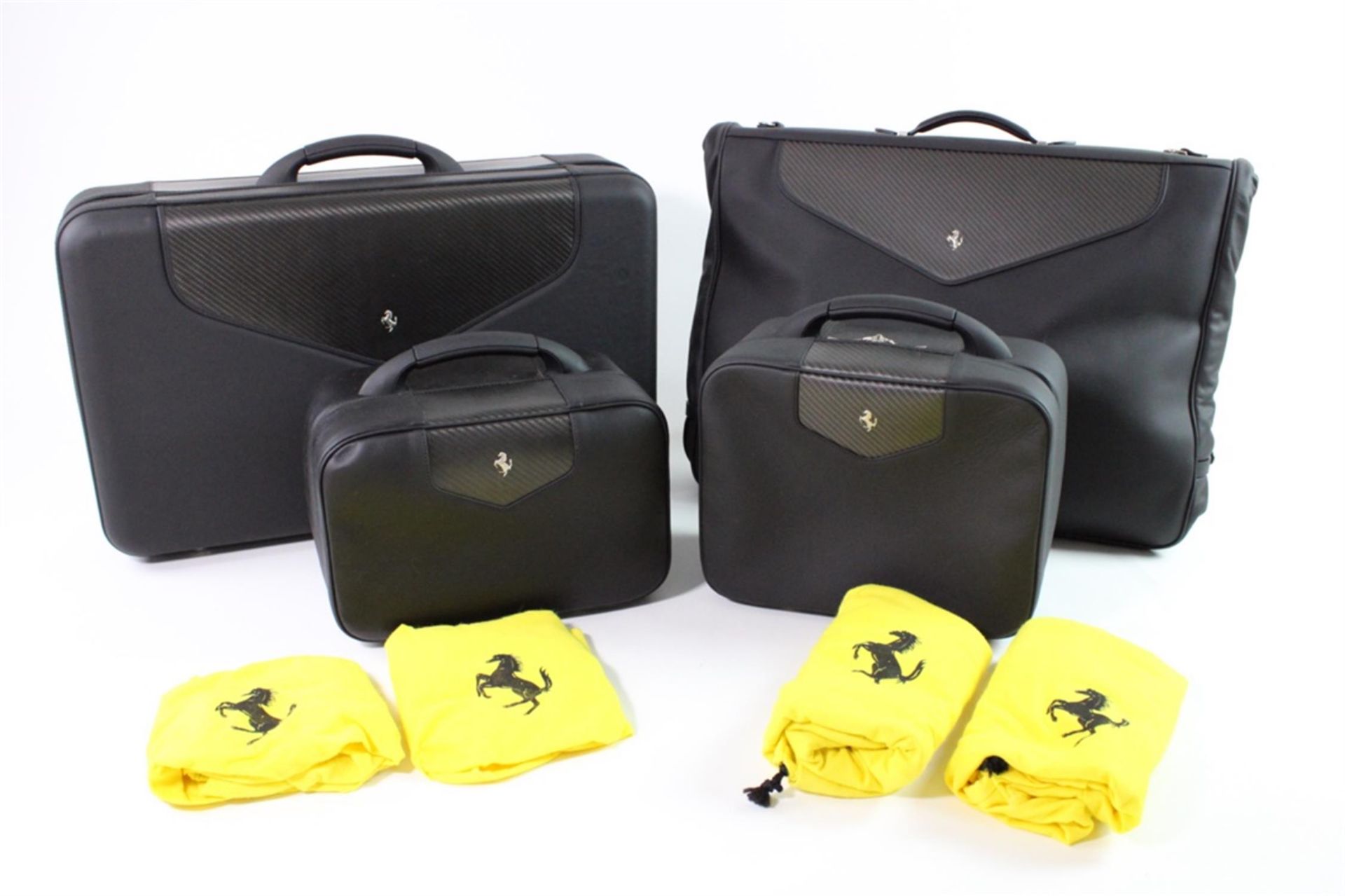 2005-06 Ferrari 575 Superamerica Complete 4-Piece Schedoni Luggage Set