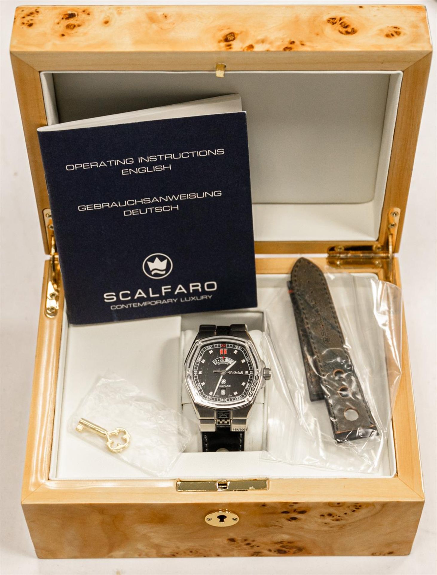 Scalfaro-Rudolf Uhlenhaut limited edition Mercedes Gullwing Watch