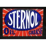 Original Sternol Enamelled Steel Sign