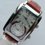 Art Deco-style Mercedes-Benz classic dual time-zone Watch