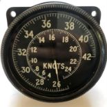 Airspeed indicator from a WWII Supermarine Spitfire Mk 9