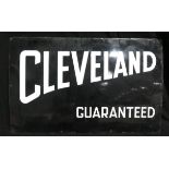 Original Cleveland Guaranteed Enamelled Steel Sign