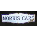 Original Morris Cars Steel Enamelled Sign