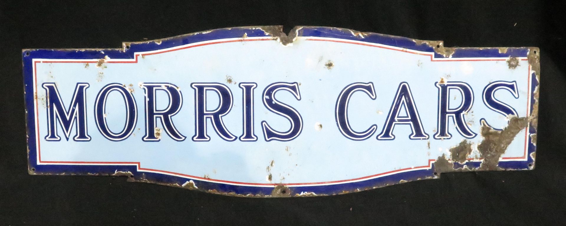 Original Morris Cars Steel Enamelled Sign