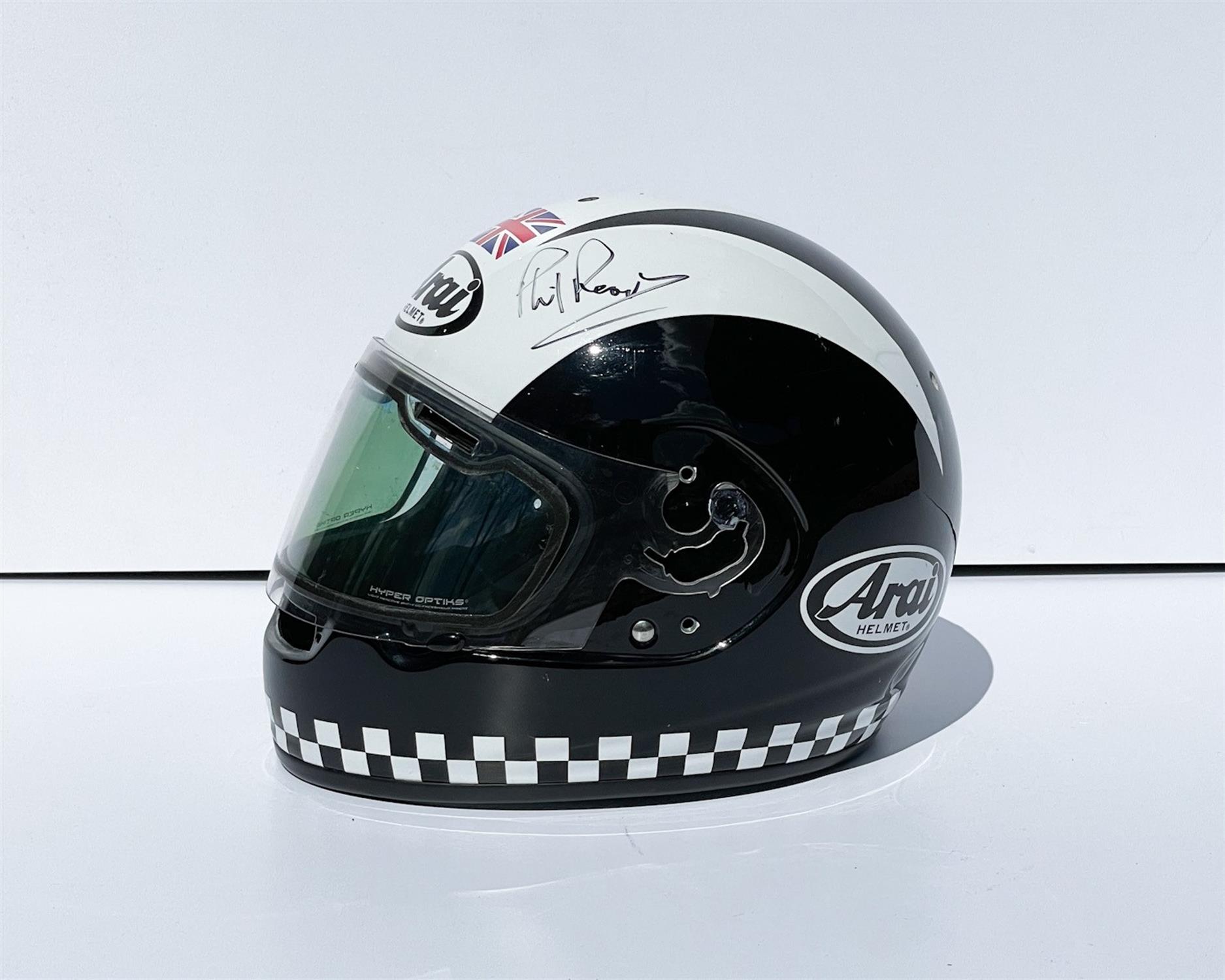 Phil Read Trophy, Replica Helmet and Programme - Image 2 of 2