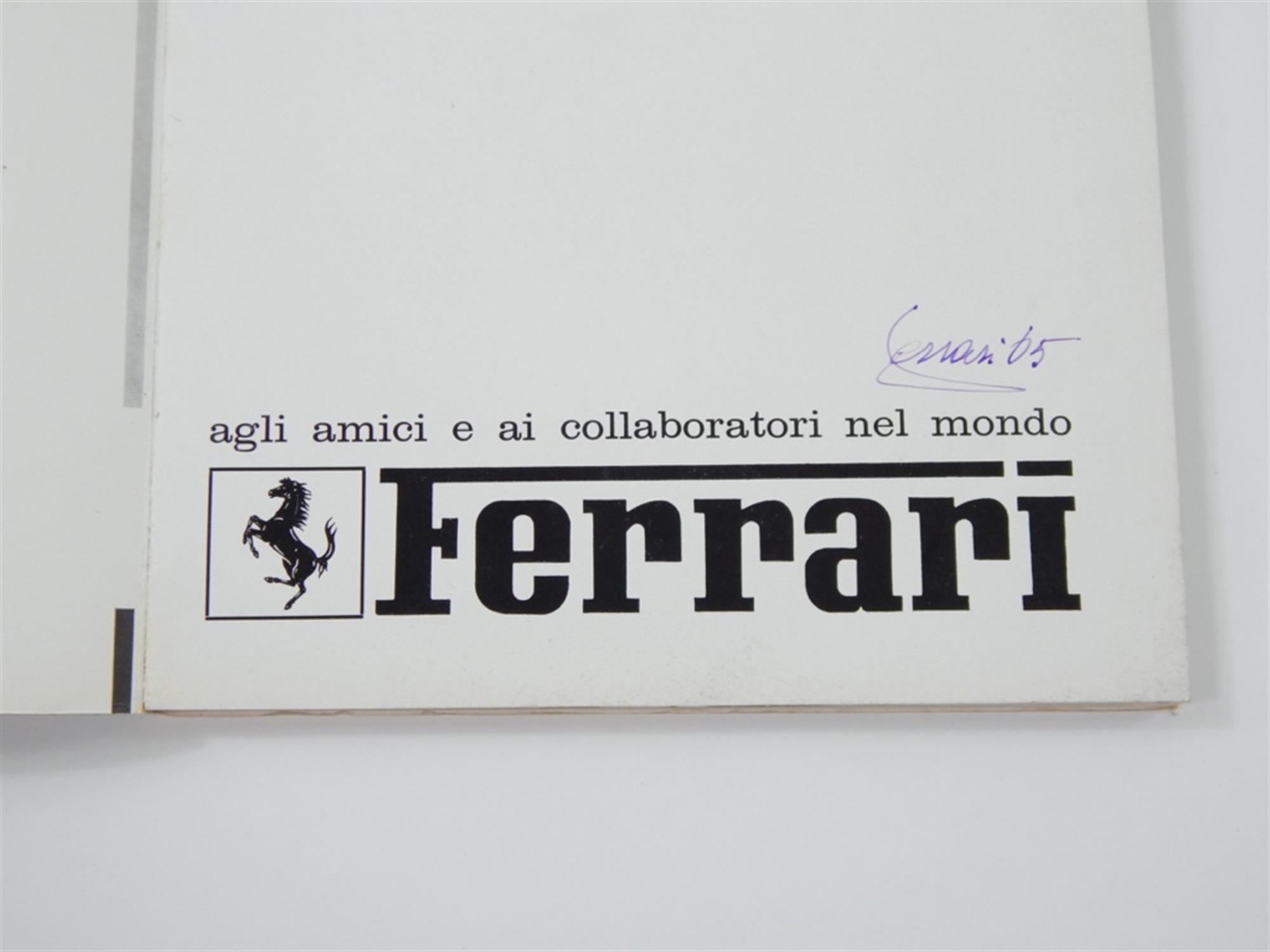 1964 Ferrari Yearbook Signed by Enzo Ferrari - Image 8 of 8