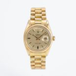 1968 Rolex Day/Date 18ct Yellow Gold Rare Model 1811 with Moiré Finish