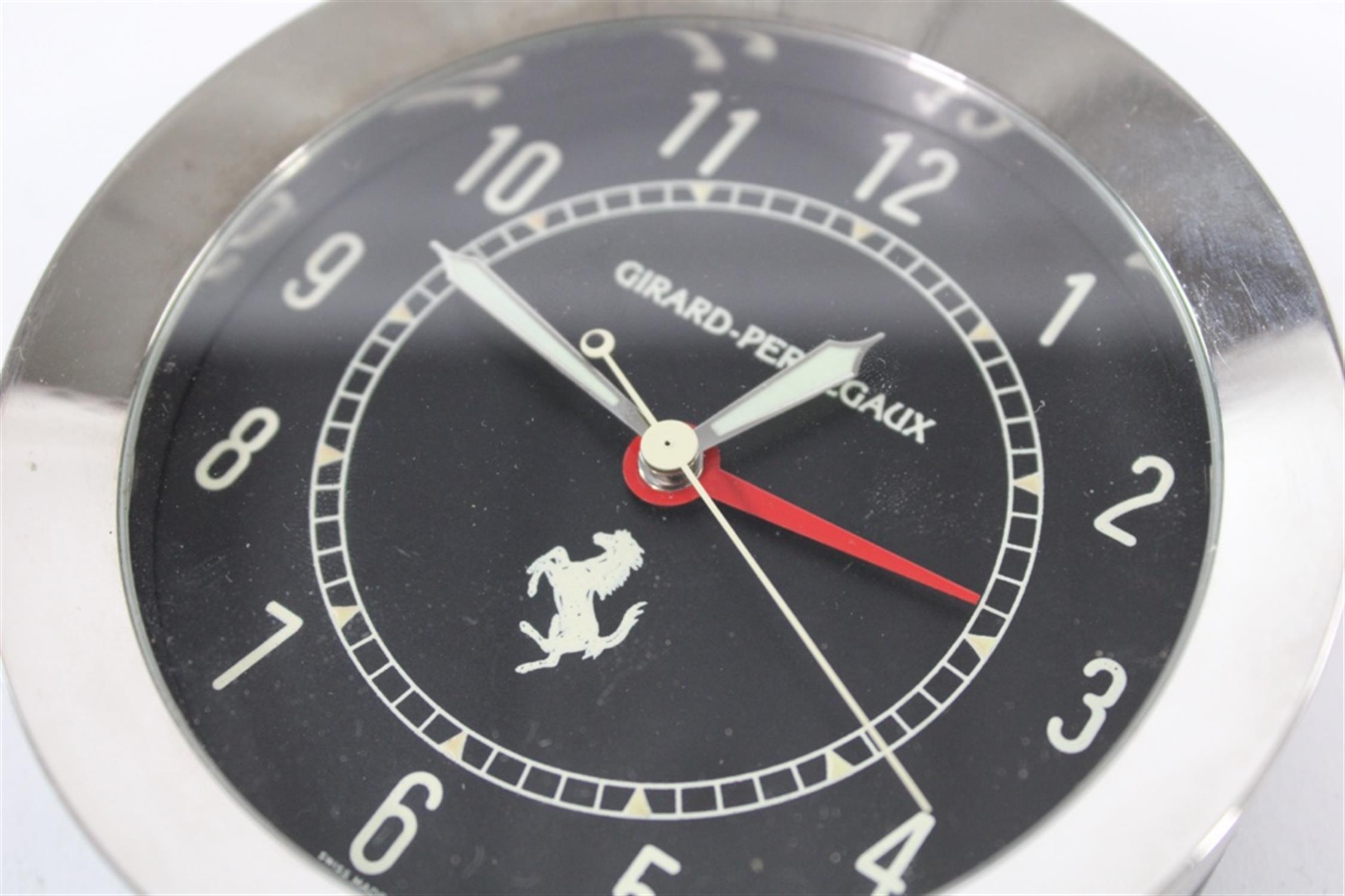 Ferrari Girard Perregaux Quartz Desk Clock, Swiss Made - Image 6 of 9