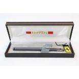 1980s Ferrari Formula Cartier Grey Fountain Pen Set (308, 328, Dino)