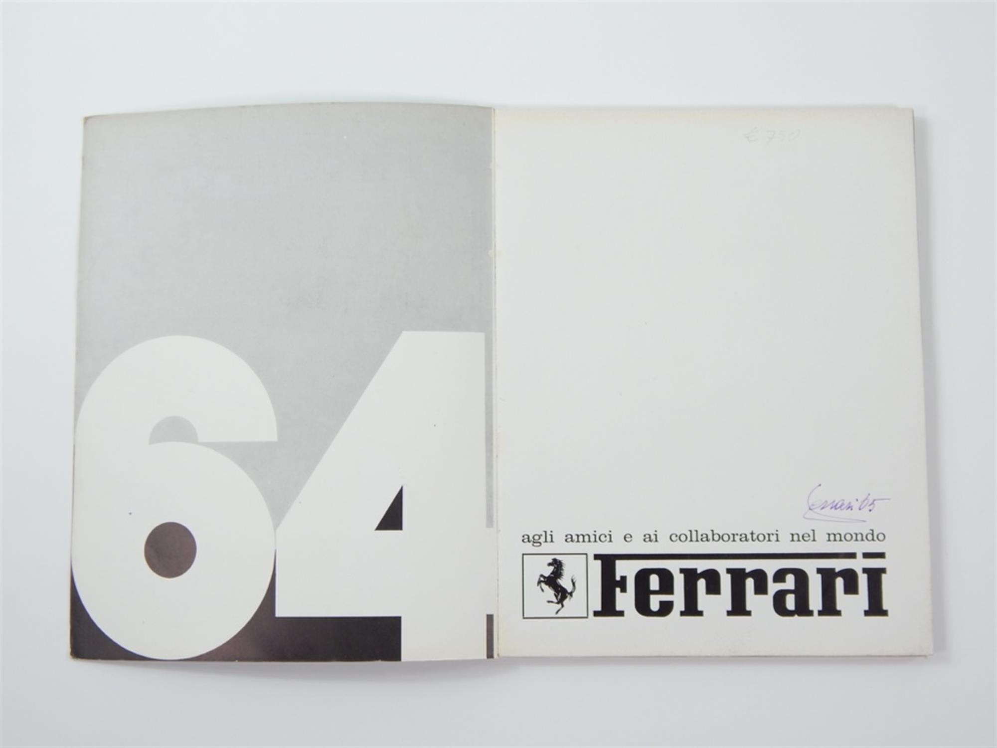 1964 Ferrari Yearbook Signed by Enzo Ferrari - Image 7 of 8