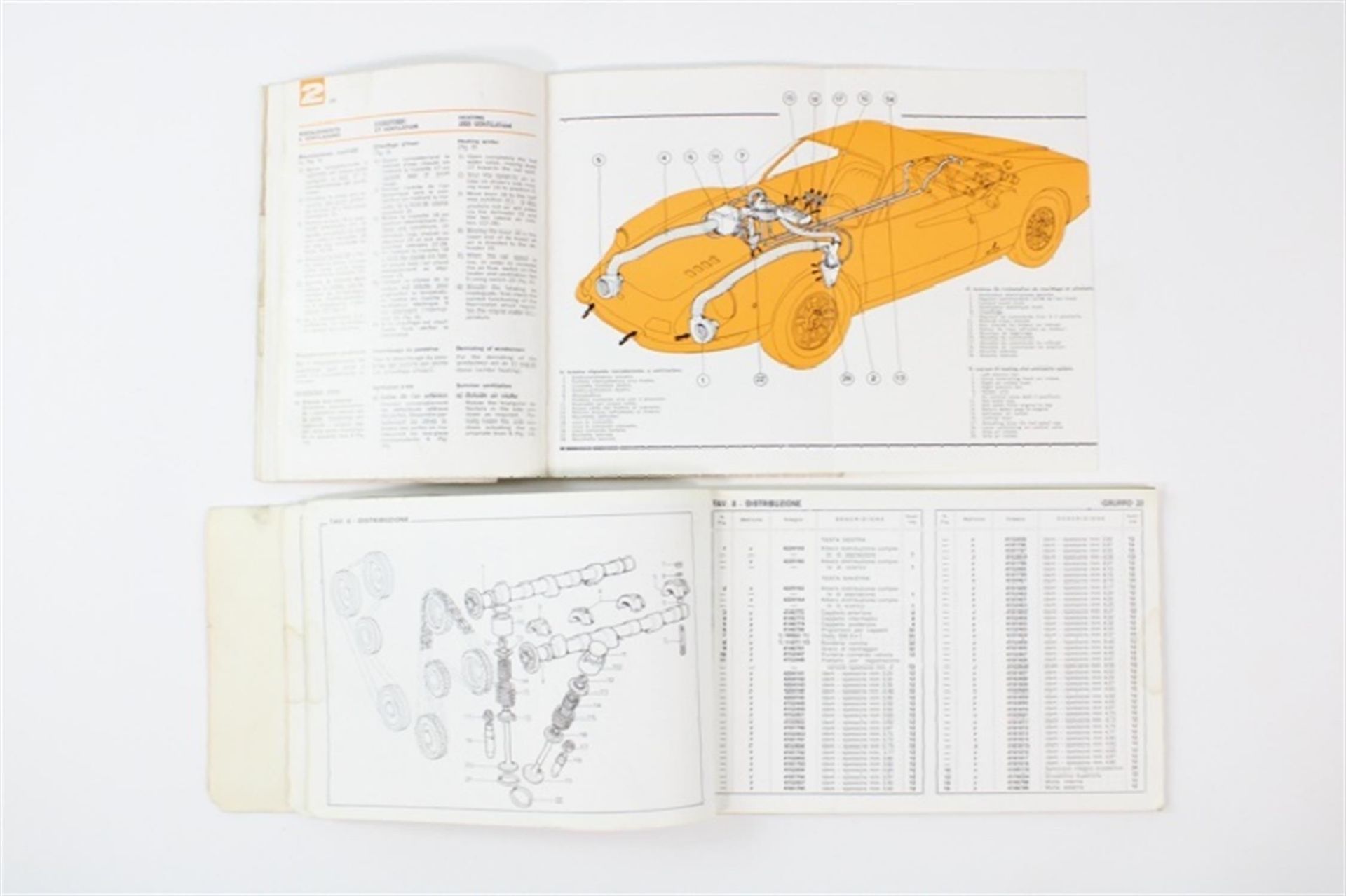 1971 Ferrari 246 Dino Complete Pouch and Manual Set - Image 8 of 10
