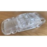 Ferrari Testarossa Lead-Crystal Glass Desk Paperweight