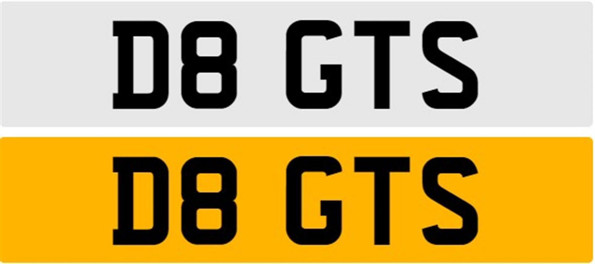 Registration Number D8 GTS