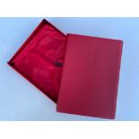 Ferrari Red Leather A4 Document Folder