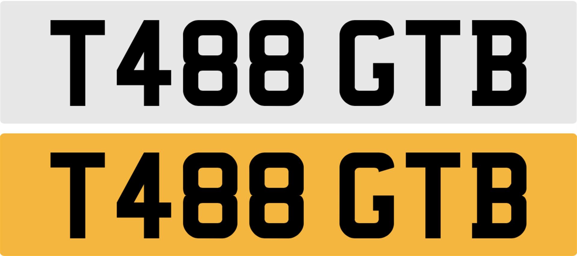 Registration Number T488 GTB