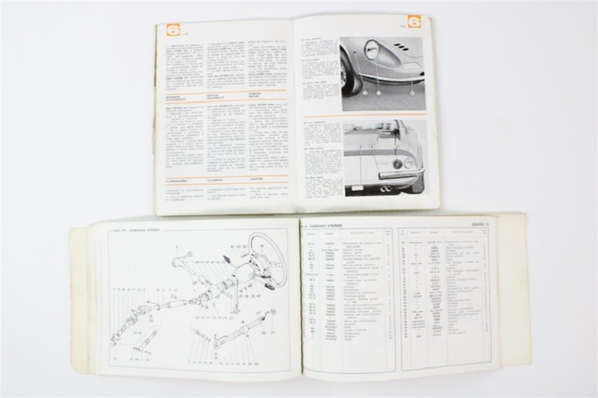 1971 Ferrari 246 Dino Complete Pouch and Manual Set - Image 9 of 10