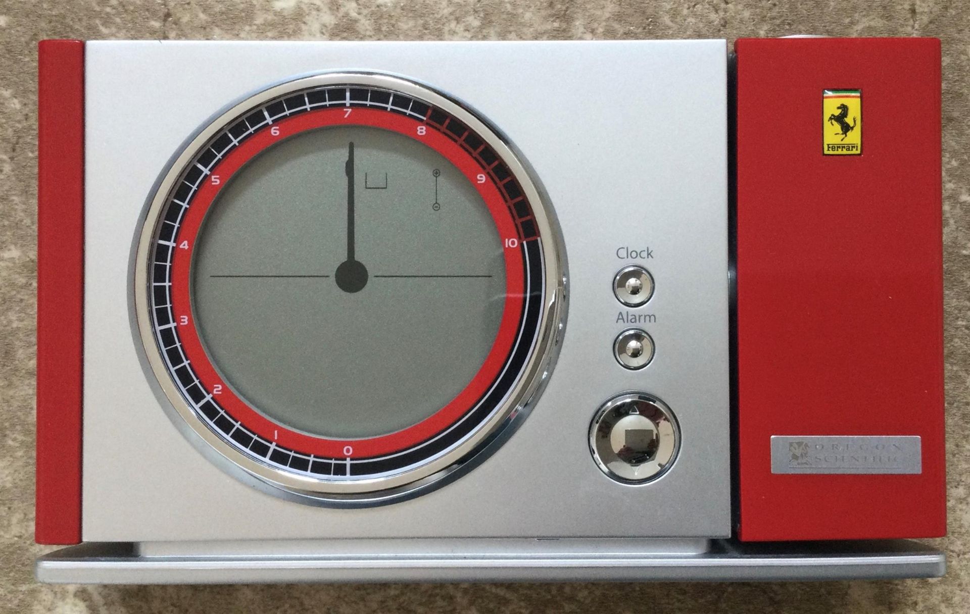 A Rare Maranello Ferrari-Badged Radio Controlled Projection Alarm Clock with Weather Forecast - Image 4 of 5