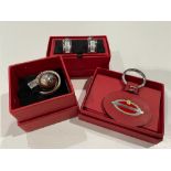 Ferrari Key Rings, Pen and Cufflinks