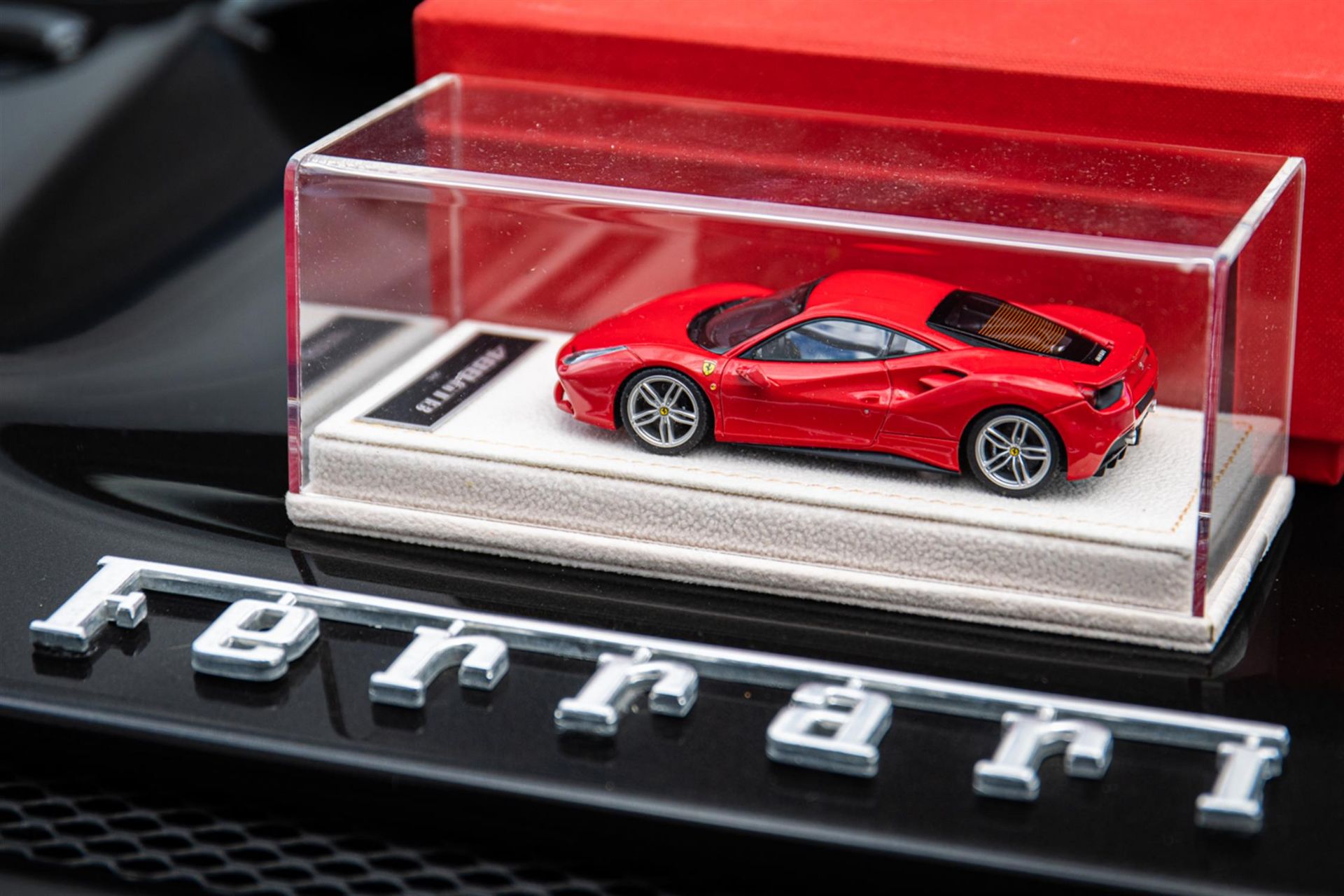 Bespoke 1/43 Model of a 2015 Ferrari 488 GTB