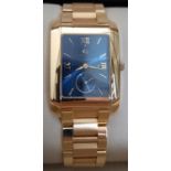 Jaguar Swiss Made; Gents 18ct Yellow Gold Wristwatch