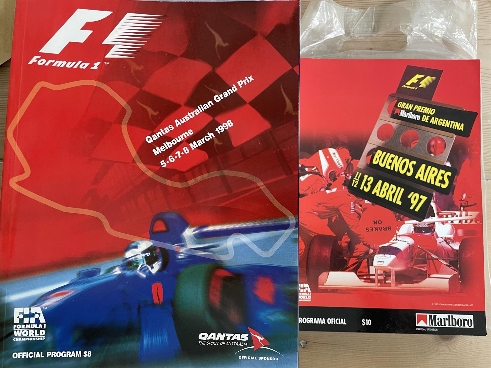 A Quantity of Formula 1 Programmes From 1997 and 1998 - Image 3 of 4