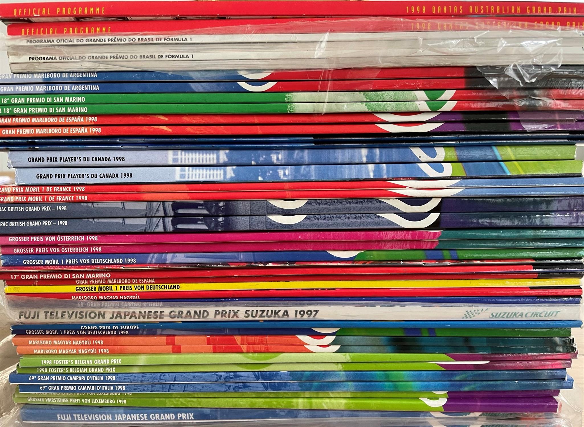 A Quantity of Formula 1 Programmes From 1997 and 1998 - Image 4 of 4